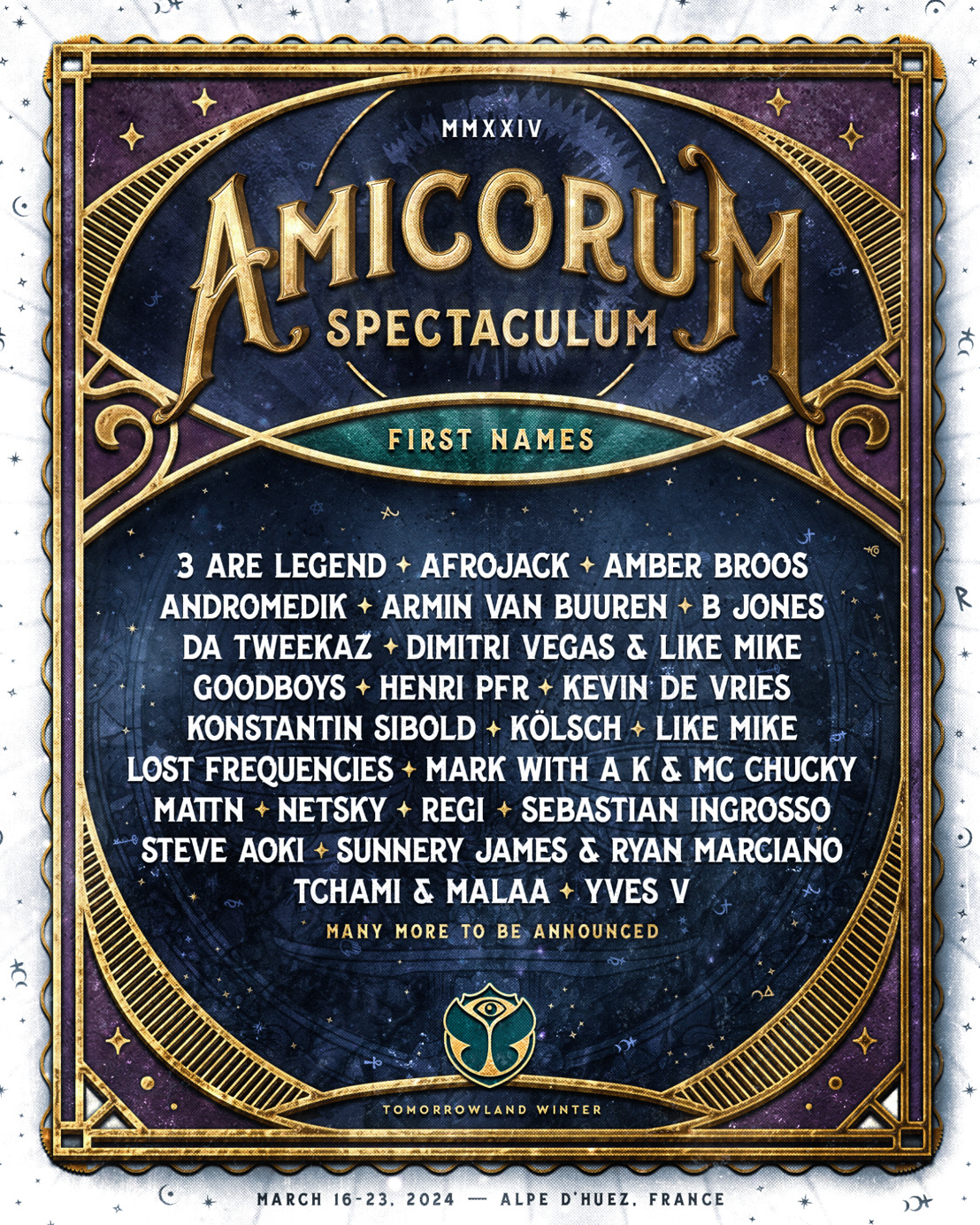 Tomorrowland Winter reveals the first names of the 2024 line-up