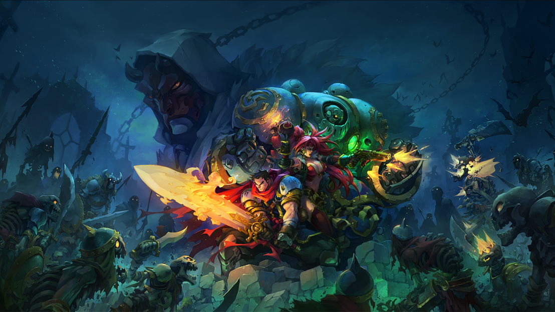 Battle Chasers. Mobile. Now.