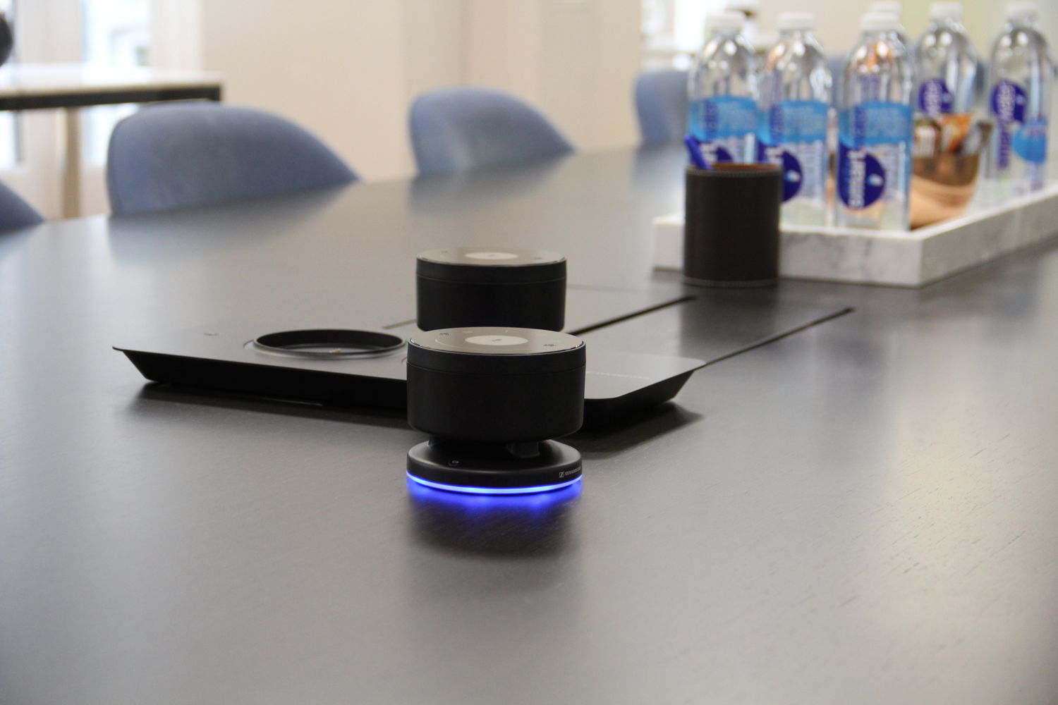 The GP Bullhound office in Stockholm uses Sennheisers portable TeamConnect Wireless conferencing solution. 