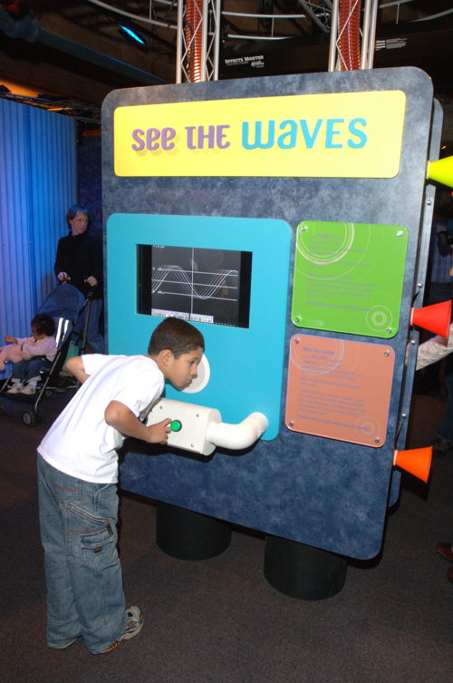 Blue Man Group - Making Waves exhibit (Courtesy of Boston Children's Museum)