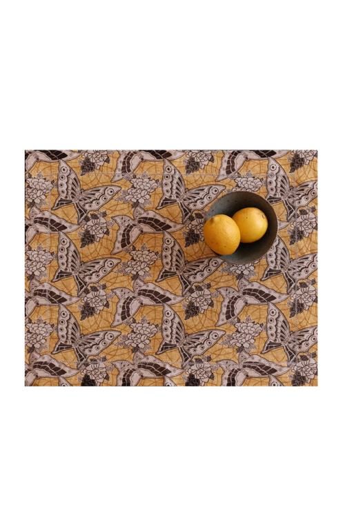 Dancing Butterly Yellow Placemat