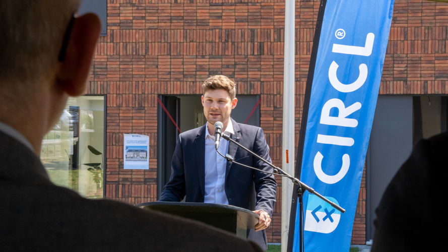 Wim Pieters, CEO van CIRCL, op de officiële lancering van CIRCL op 1 juni 2023 in Diest.