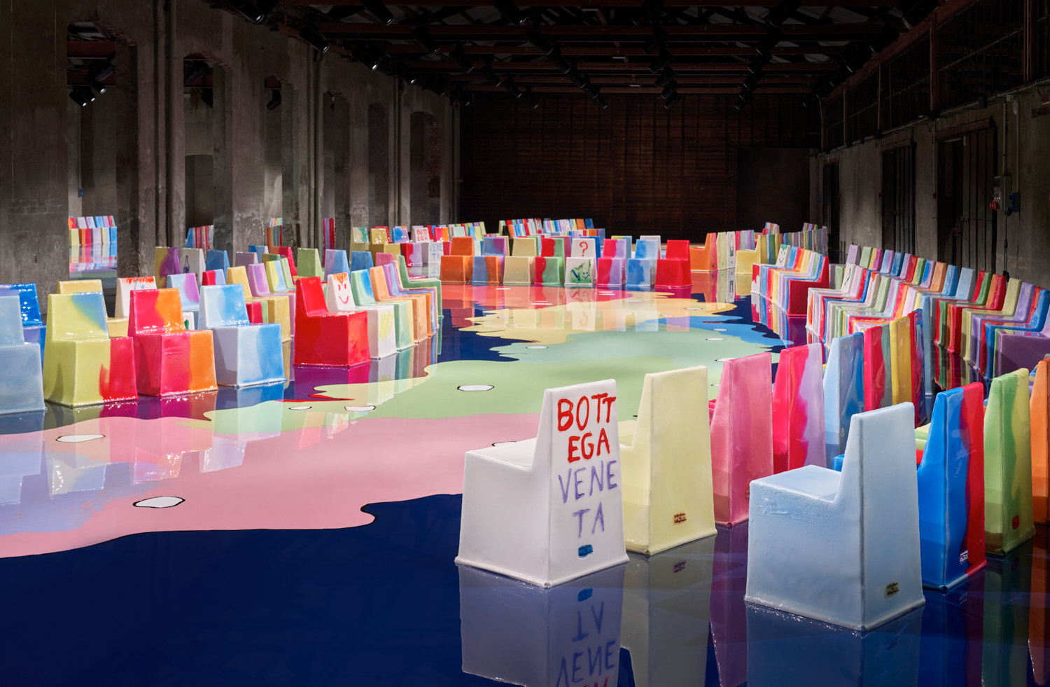 Come Stai? A chair by Gaetano Pesce with Matthieu Blazy for Bottega Veneta