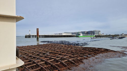 Zinkstuk voor project Blankenberge in opbouw
