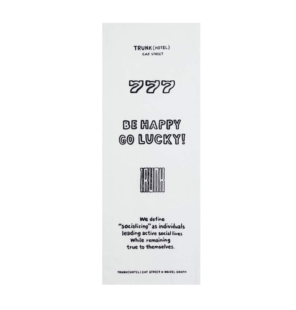 #7 BE HAPPY GO LUCKY -Tenugui-, ¥1,800
