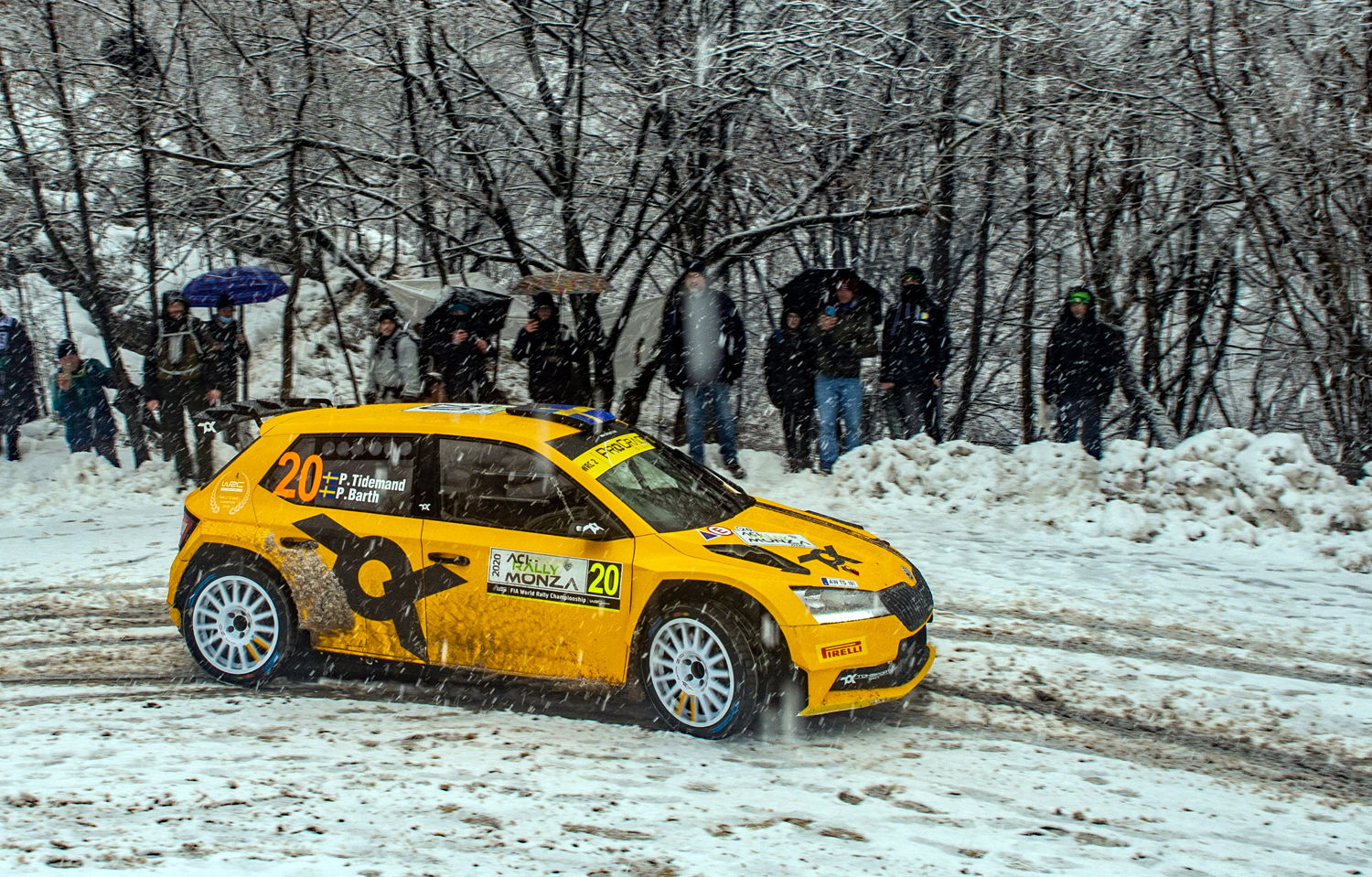 Pontus Tidemand/Patrik Barth (SWE/SWE) helped Team
Toksport WRT to win the WRC2 Team Championship of
the FIA World Rally Championship and drove their
ŠKODA FABIA Rally2 evo to second overall in the WRC2
drivers’ category.
