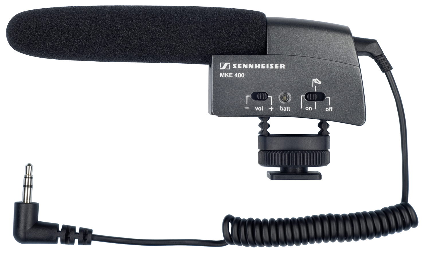 The MKE 400 is a very compact and lightweight on-camera microphone – and the perfect companion for your DSLR or DSLM
