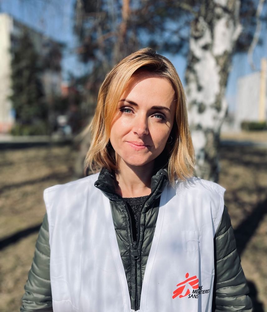 Marta Wnorowska is currently working on the Slovakian-Ukrainian border as a project coordinator with Médecins Sans Frontières/Doctors Without Borders (MSF). Photographer: MSF 
