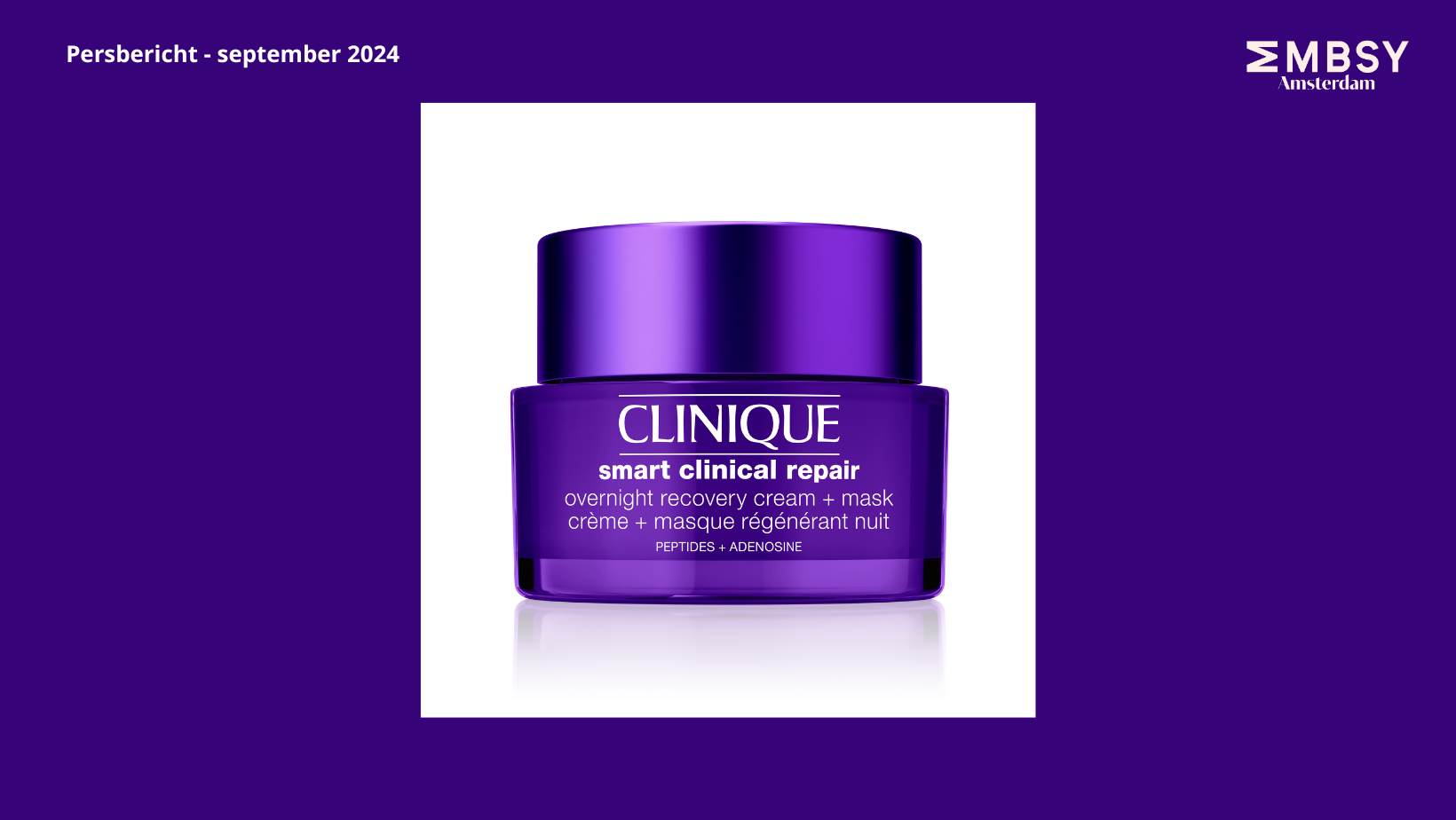 Clinique | New Clinique Smart Clinical Repair™ Overnight Recovery Cream + Mask