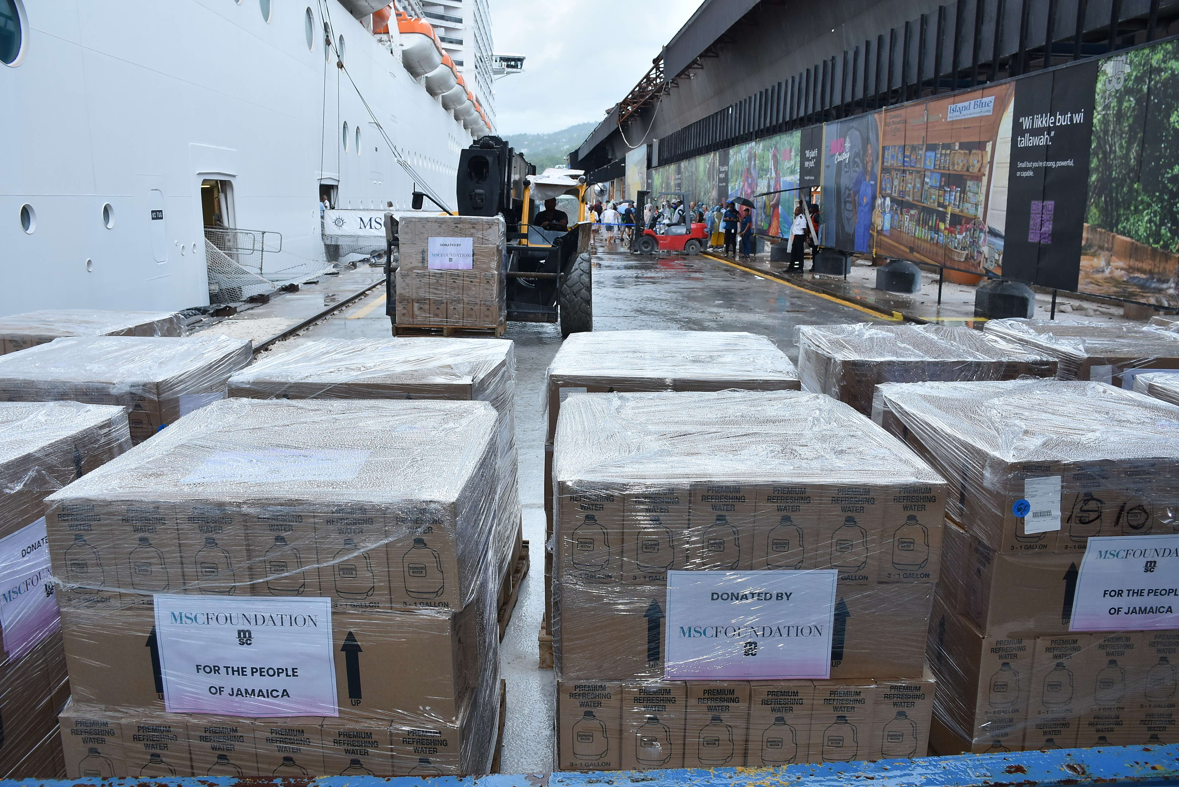 MSC Group ondersteunt hulpverlening in Jamaica