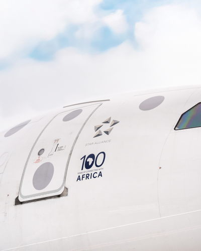 A sticker for Brussels Airlines' long-haul fleet