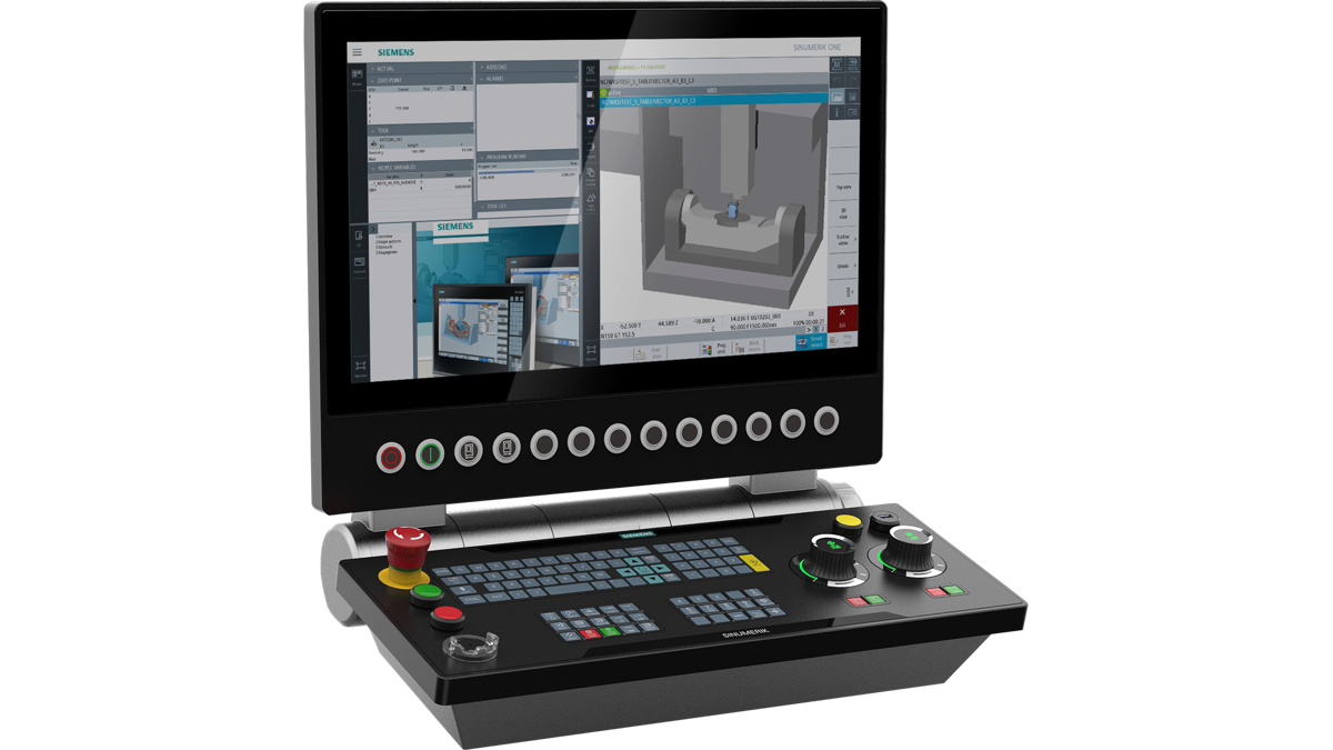 Met de nieuwe Sinumerik One MCP’s lanceert Siemens een intuïtieve machinebediening die CNC-gebruikers meer gebruiksvriendelijkheid, efficiëntie en flexibiliteit biedt.