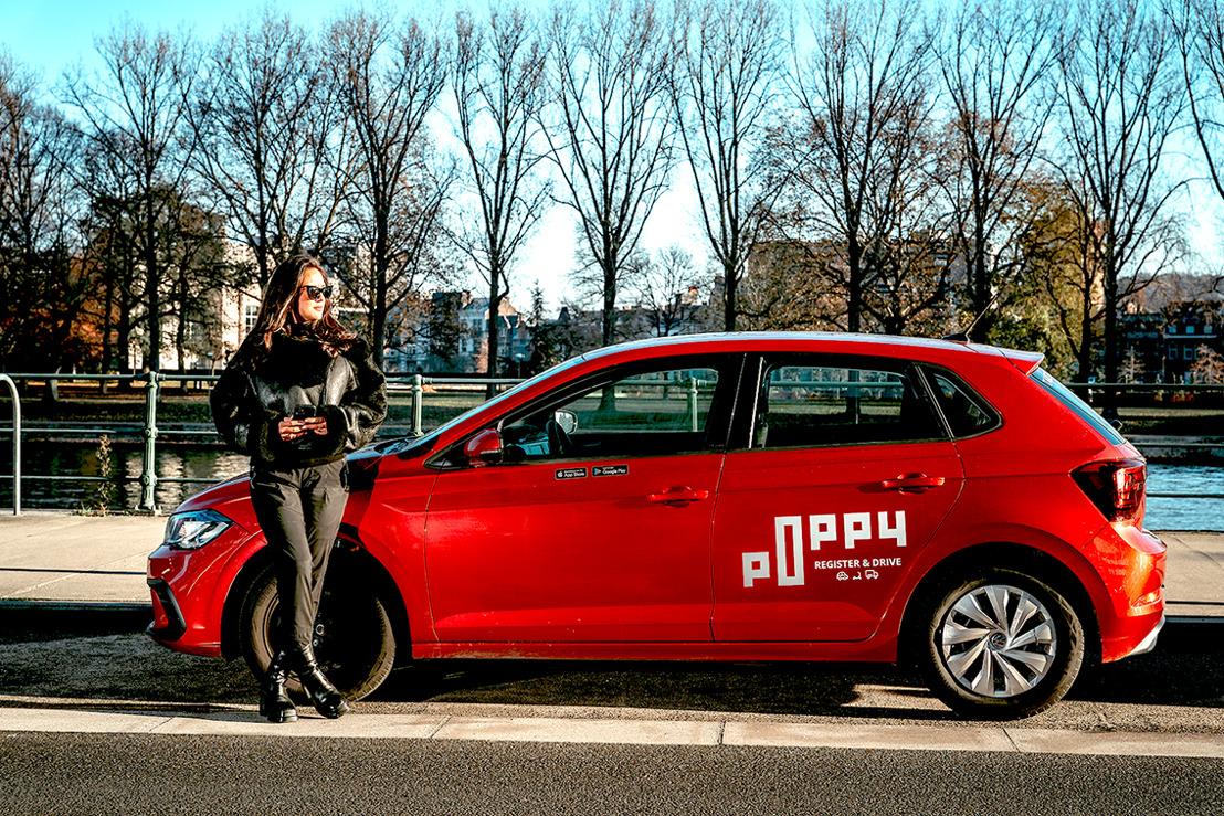 POPPY étend sa flotte à 900 voitures partagées à Anvers