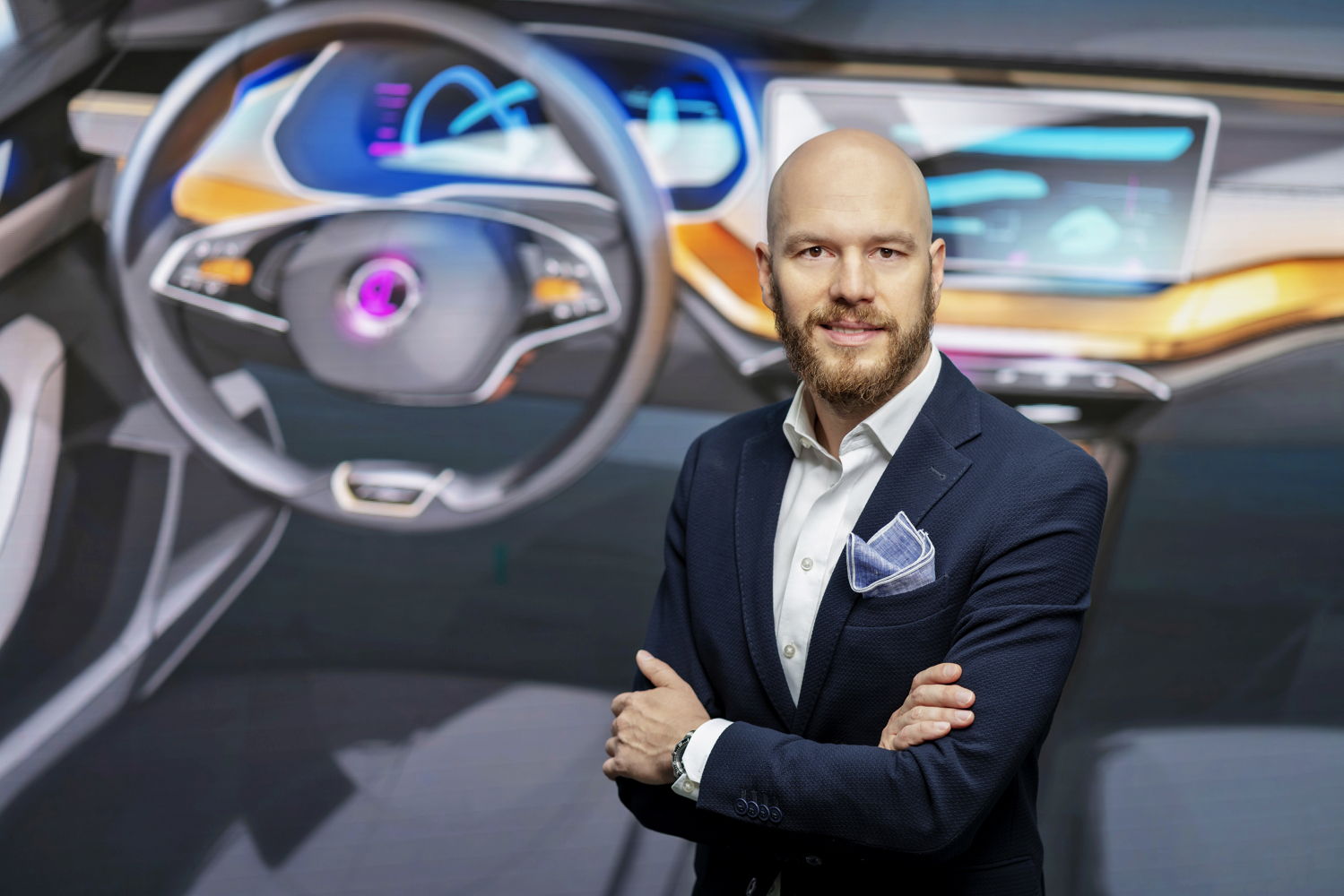 Peter Olah took over the management of the Interior Design
department at ŠKODA AUTO on Decemer 1st 2020. The
habilitated designer has been responsible for the interior
architecture of all ŠKODA models at ŠKODA AUTO
since 2015.
