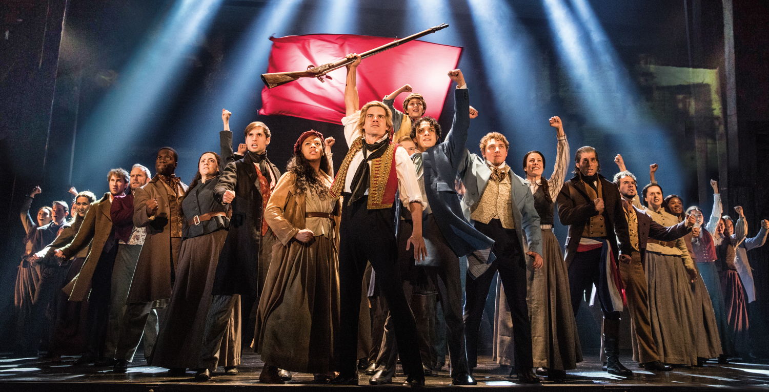 The company of LES MISÉRABLES performs One Day More
