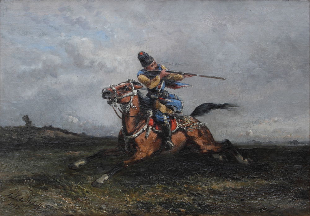 AKG5748768 A Circassian Rider, 1872. © Heritage Images / Fine Art Images / akg-images