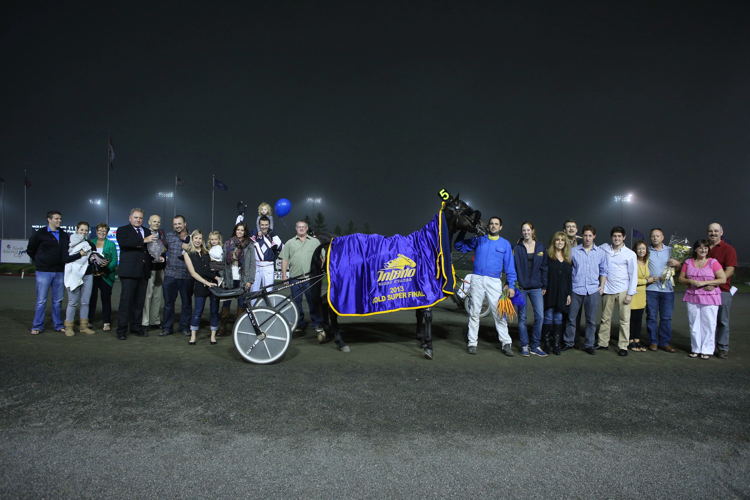 Bugger Bruiser and connections in the winner's circle for the 2013 OSS Gold Super Finals (New Image Media)