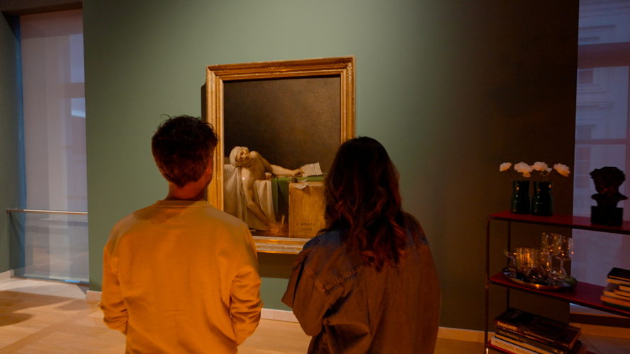 Een nacht in het museum - De Dood van Marat van Jacques-Louis David (c) VRT
