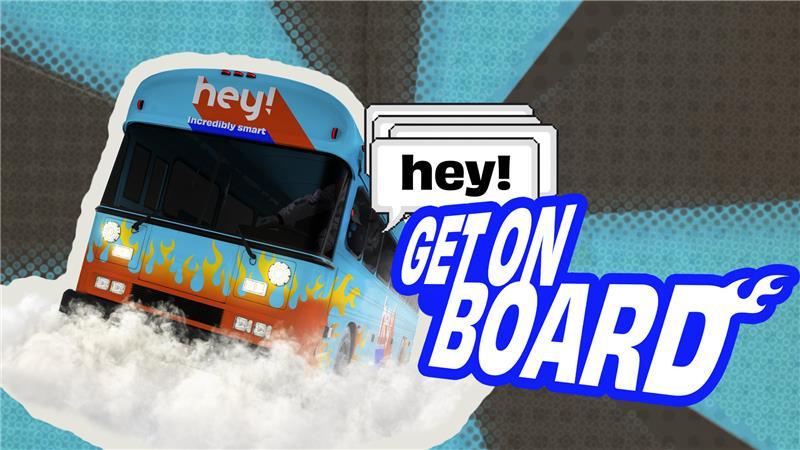 Hey! & Ogilvy Social.Lab lanceren ‘Hey! Get On Board’: een social-first campagne met focus op échte connectie