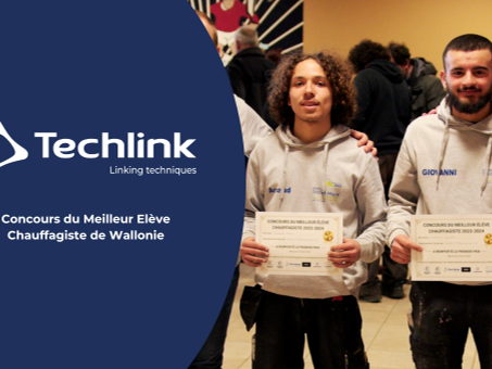 Techlink soutient le Concours du meilleur élève chauffagiste de Wallonie