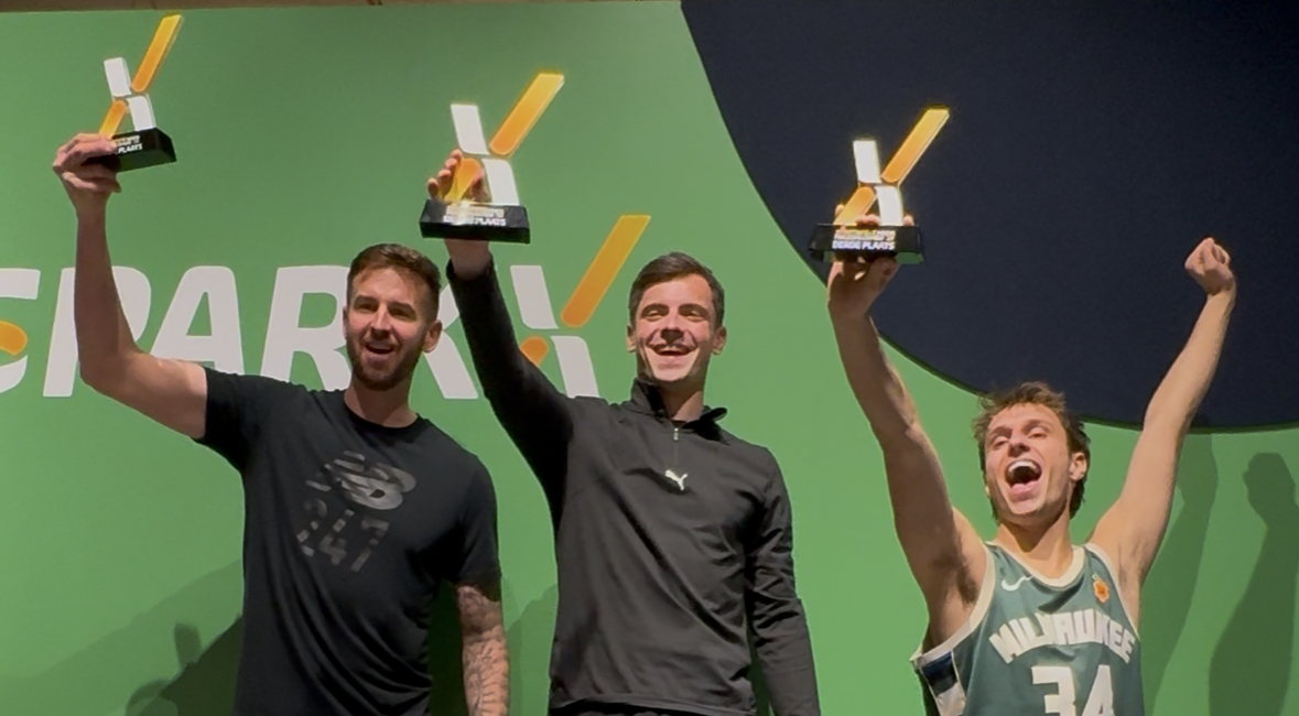 KAA Gent-voetballer Dante Vanzeir wint originele vijfkamp van Sparkx voor Warmste Week en Fonds Zeldzame Ziekten