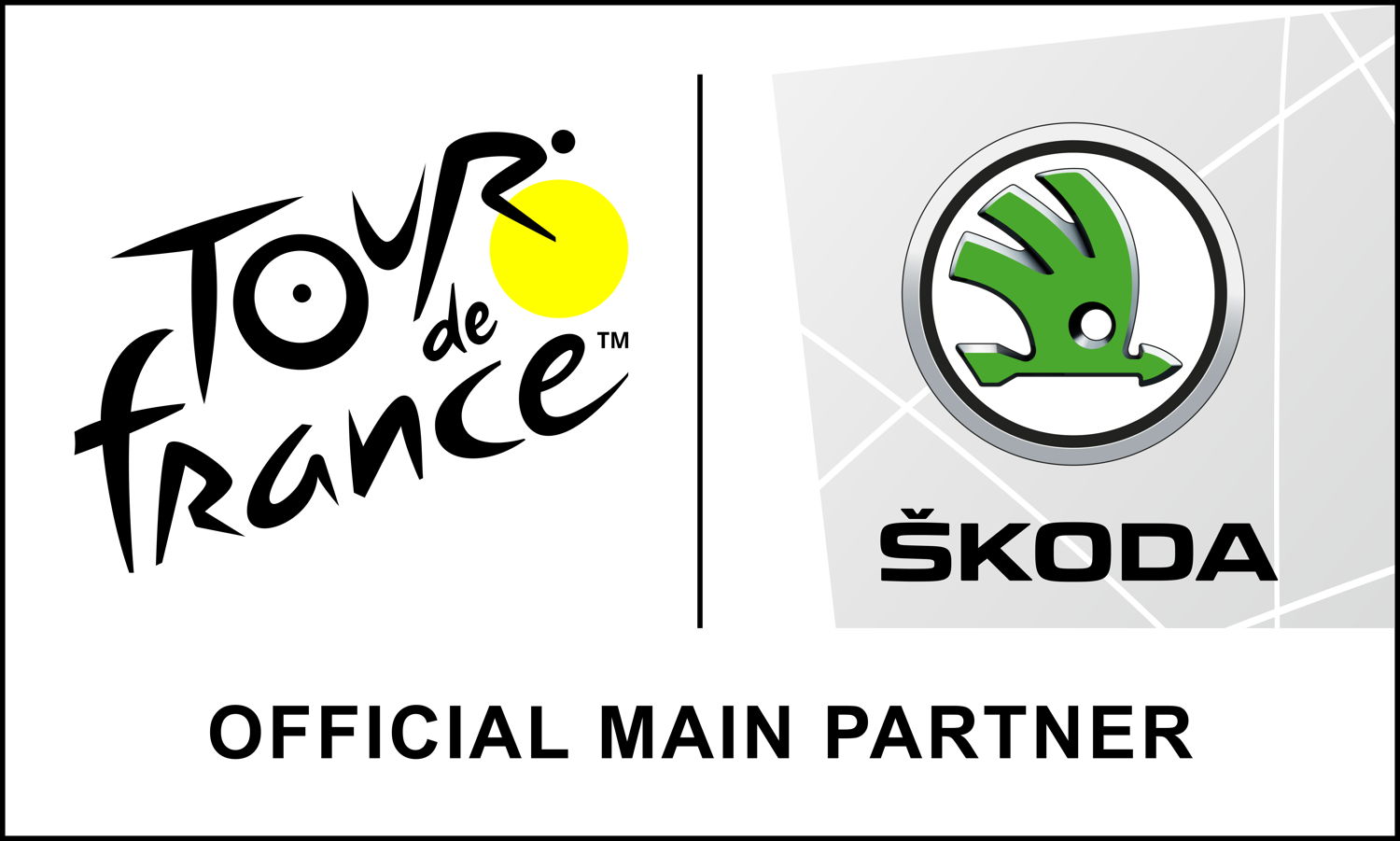 Official logo of the Tour de France.
