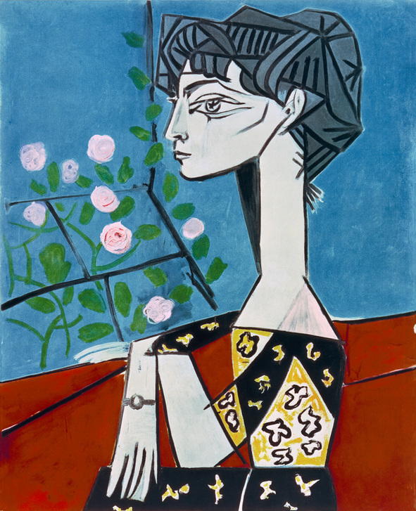 25th October: ​ It's the birth anniversary of almost everybody's favourite cubist - Pablo Picasso! Did you know that Pablo Picasso's full name is 23 words long? It's actually Pablo Diego José Francisco de Paula Juan Nepomuceno María de los Remedios Cipriano de la Santísima Trinidad Martyr Patricio Clito Ruíz y Picasso. ​ Click the image to see more about Picasso. ​ (AKG110995 “Jacqueline with flowers”, 1954 by Pablo Picasso. © akg-images)