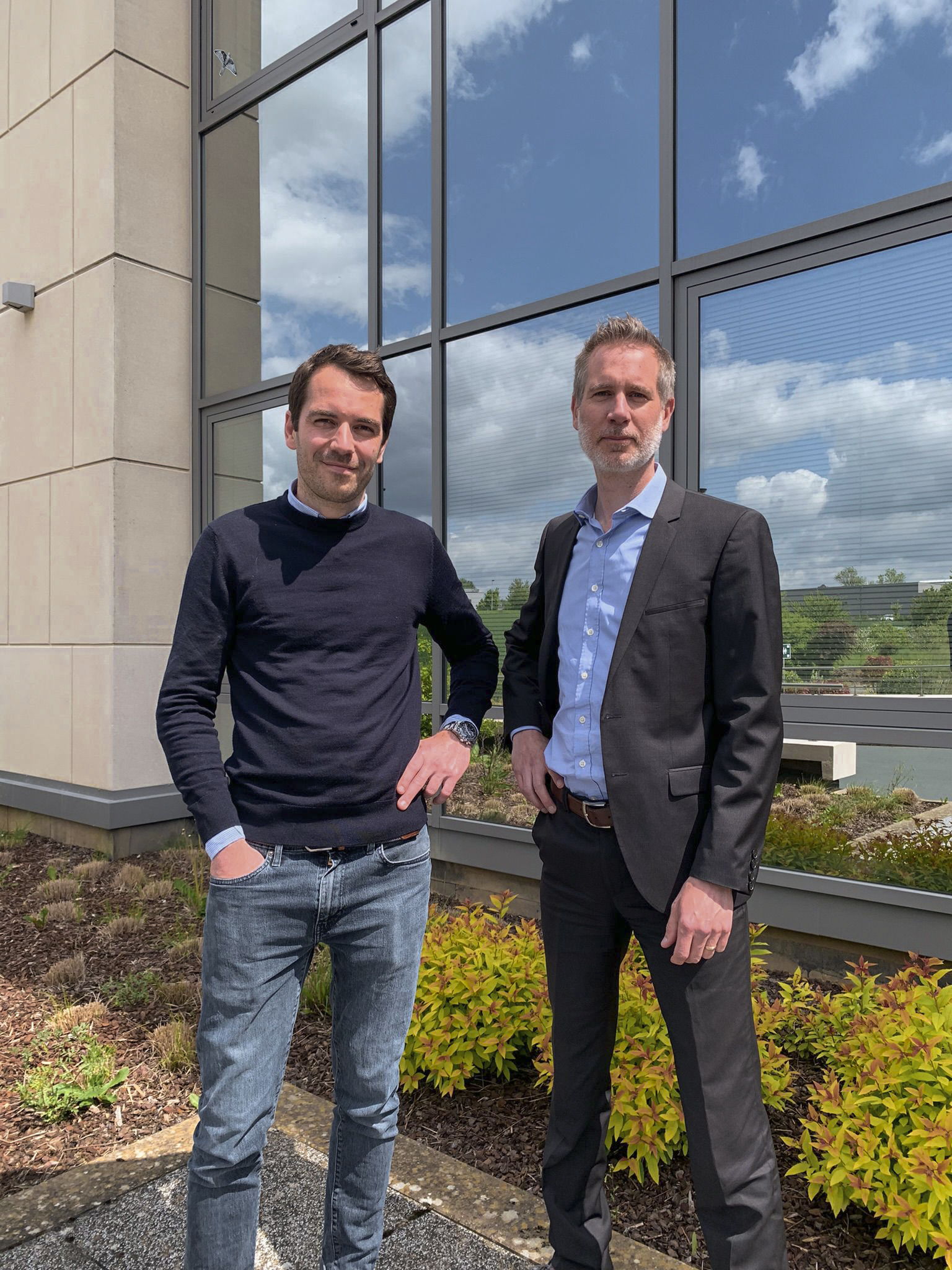 Sébastien Bruyr, Chief Operating Officer d'Odoo
et Julien Stocq, Odoo alliance lead chez KPMG en Belgique