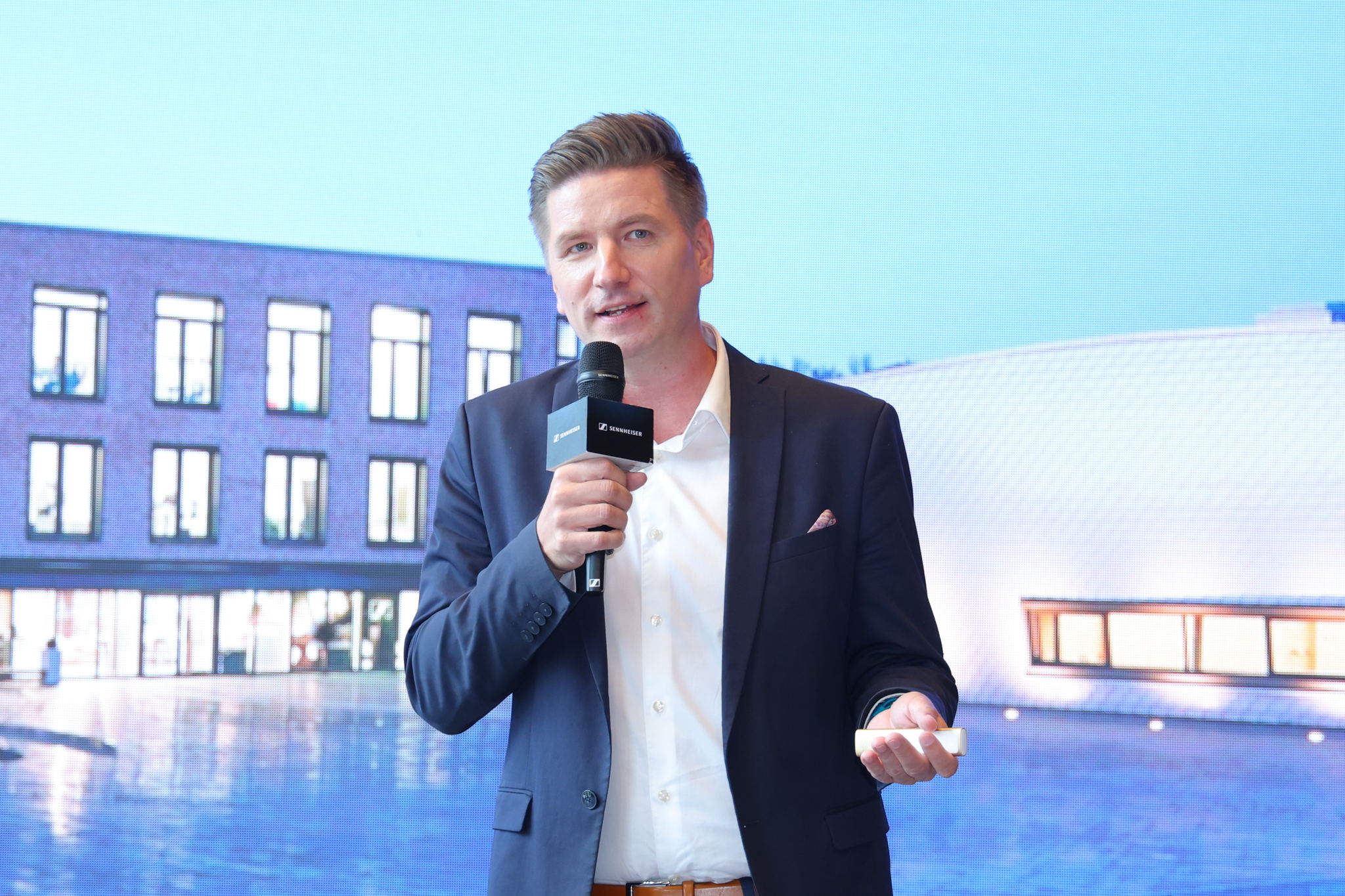 森海塞尔亚太区商务通讯销售副总裁Petteri Murto