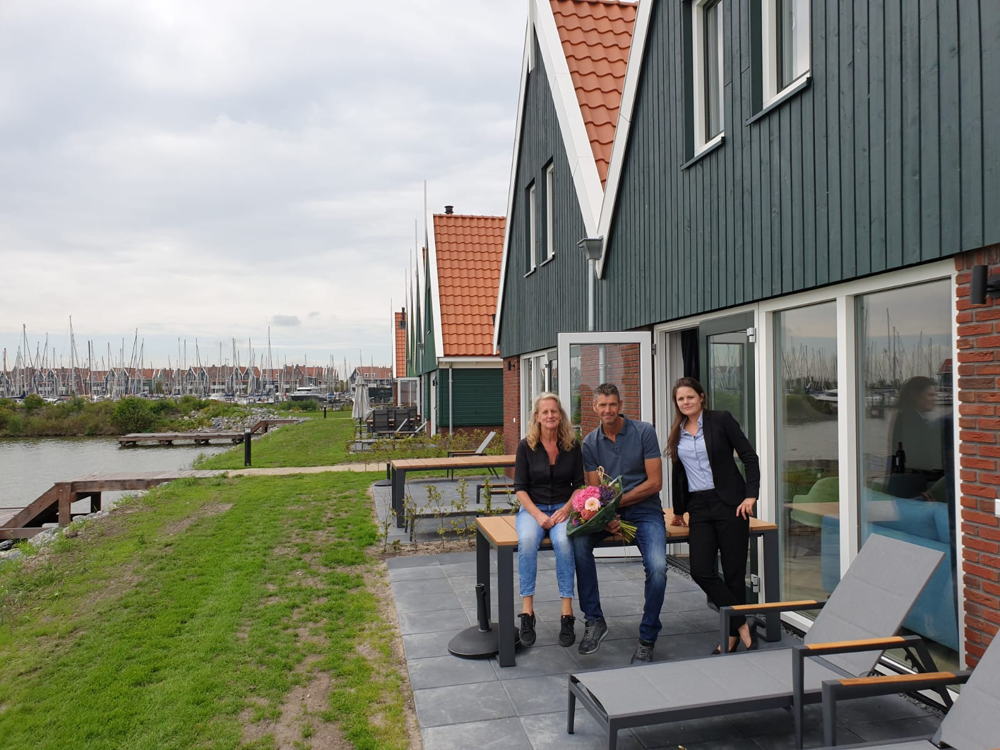 Eerste gasten Landal Volendam