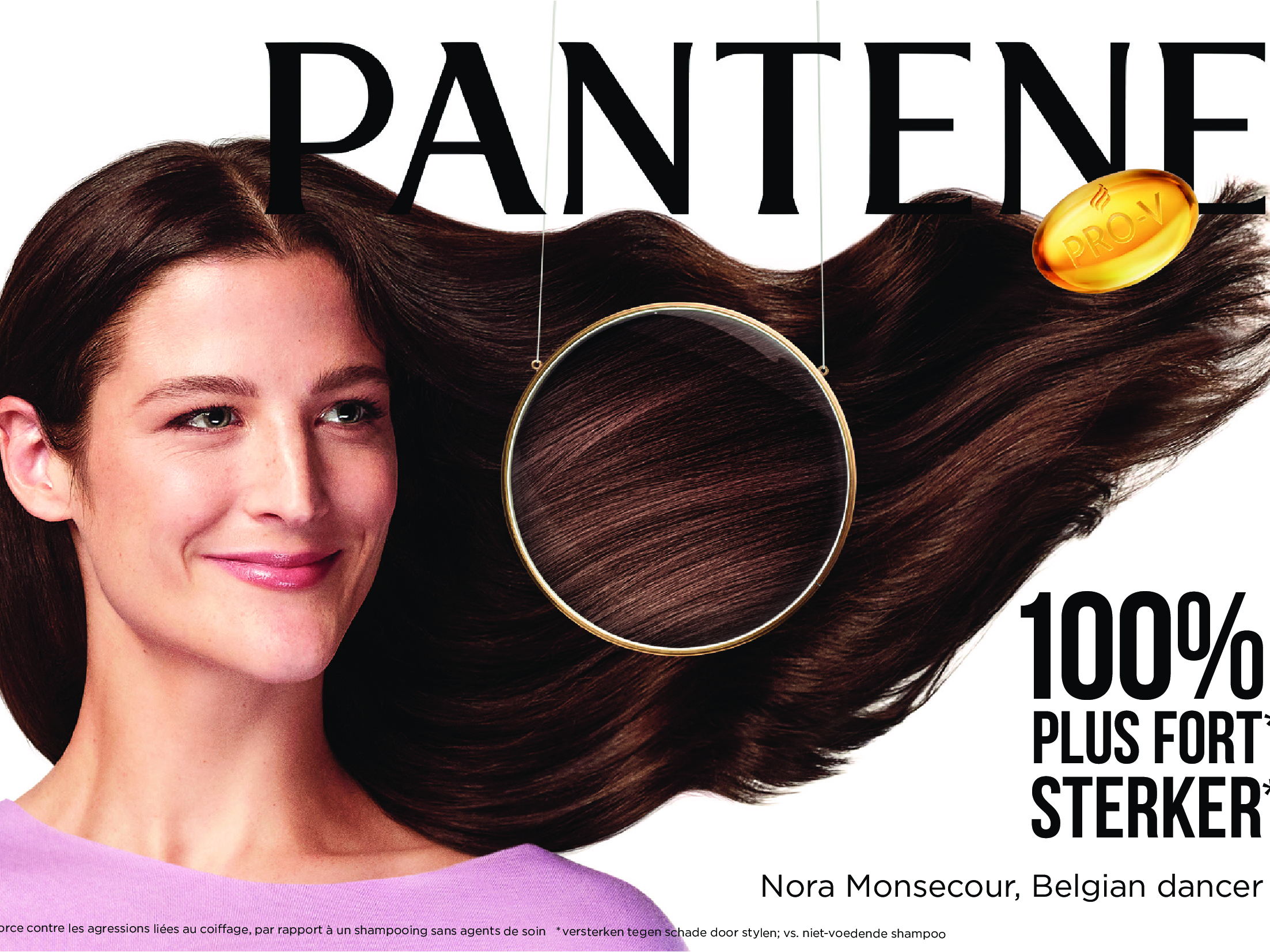 Nora Monsecour, Première ambassadrice Pantene en Belgique