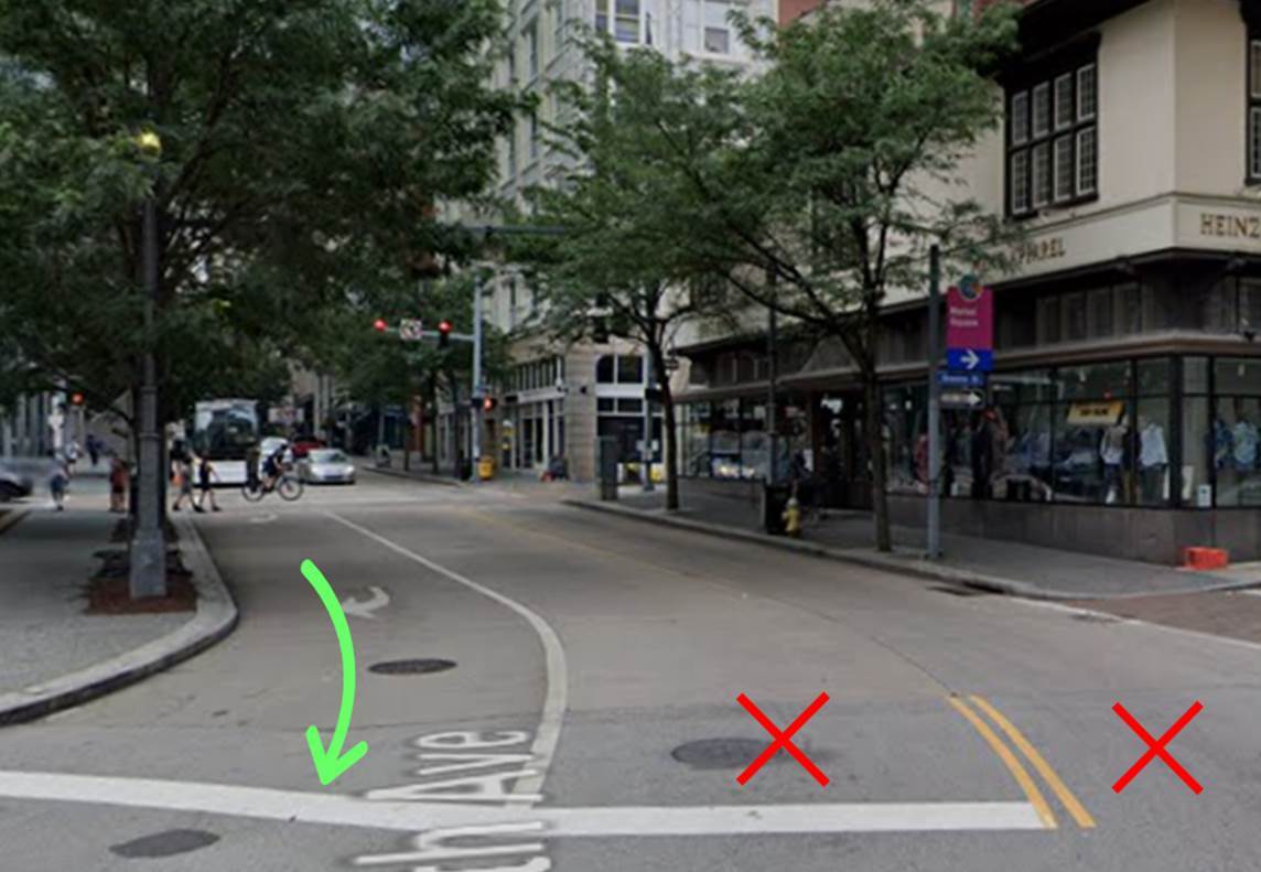 Traffic Detour at Fifth Avenue and Liberty Avenue Traffic Detour at Fifth Avenue and Liberty Avenue