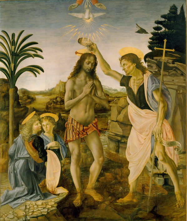  "Baptism of Christ”, c. 1473/78 (after restoration). AKG331251 © akg-images / Rabatti & Domingie