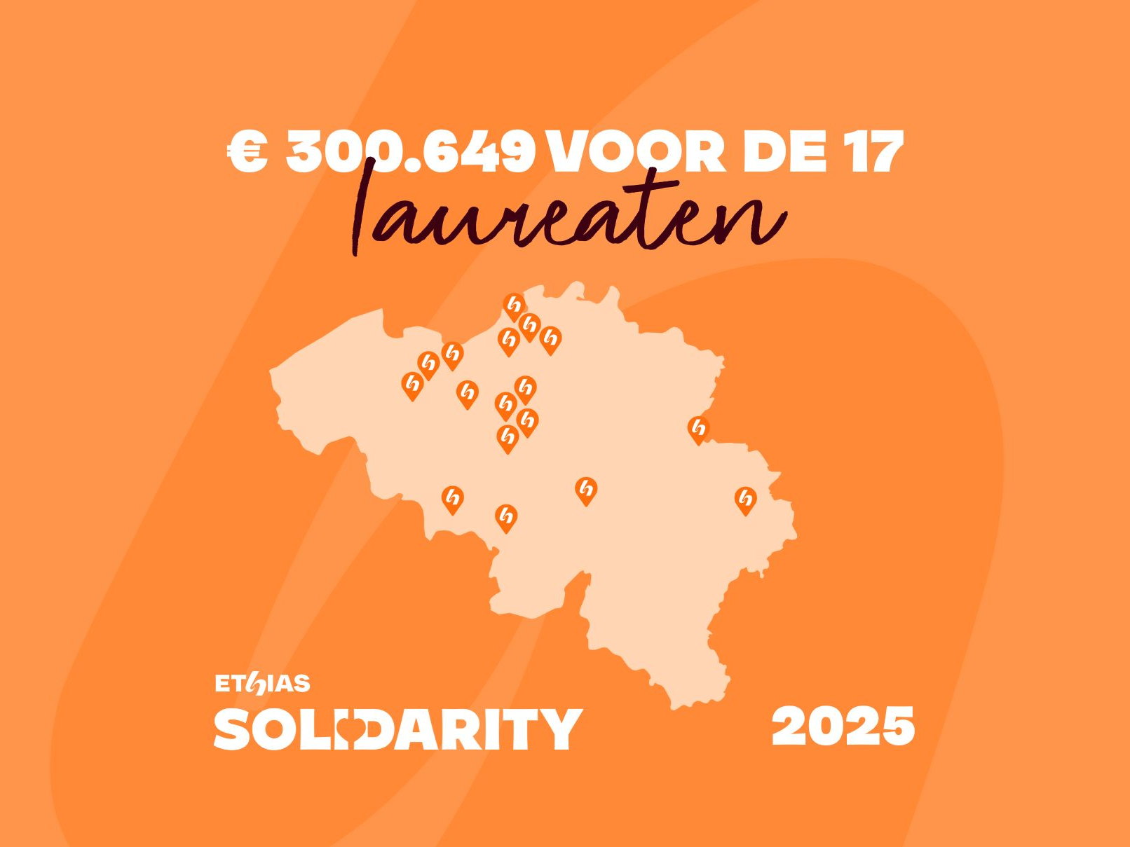 Zij maken het verschil voor jongeren: dit zijn de 17 laureaten van Ethias Solidarity 2025 