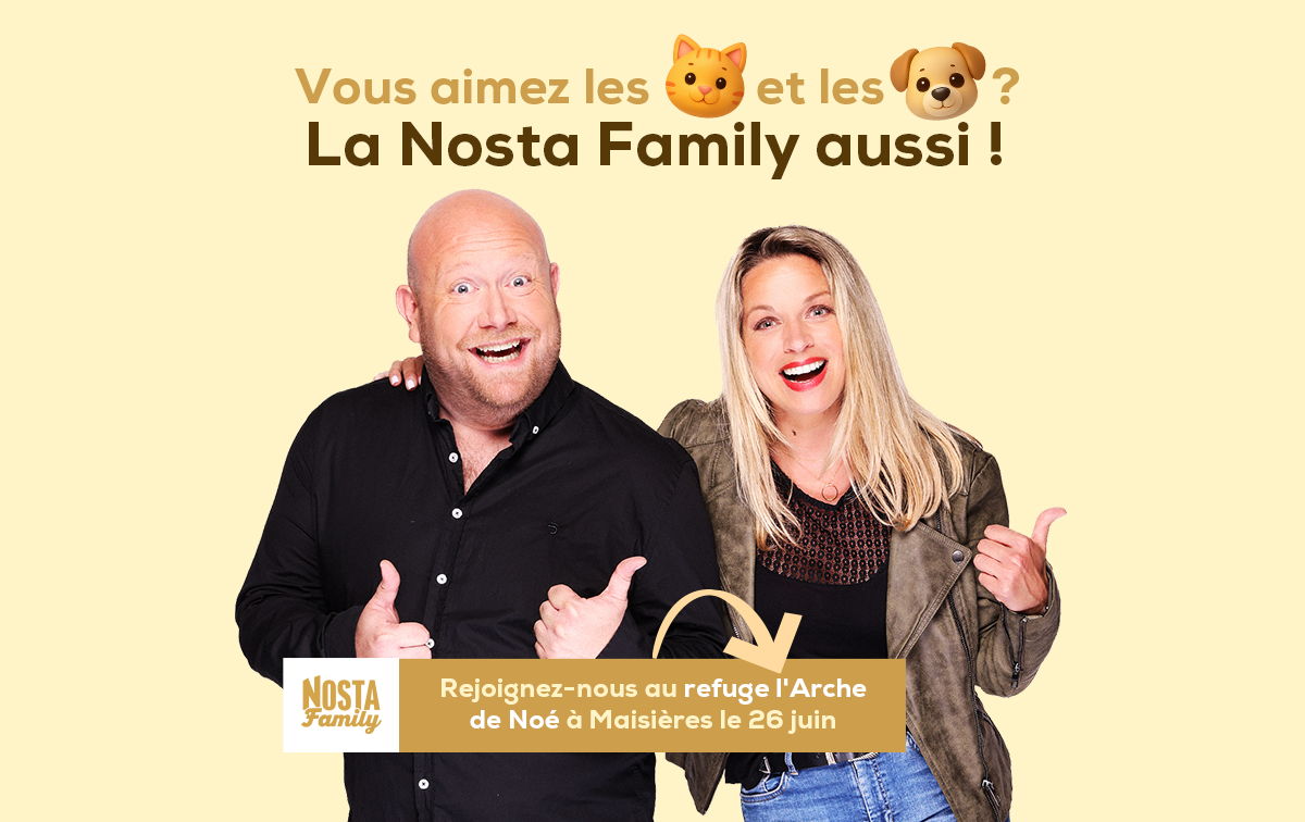 Grande collecte de dons au refuge "L'Arche de Noé" à Maisières : La Nosta Family se mobilise pour les animaux