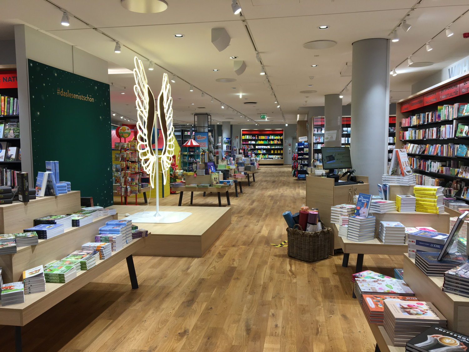 Die neue Hugendubel-Filiale in der Kirchgasse 47 in Wiesbaden