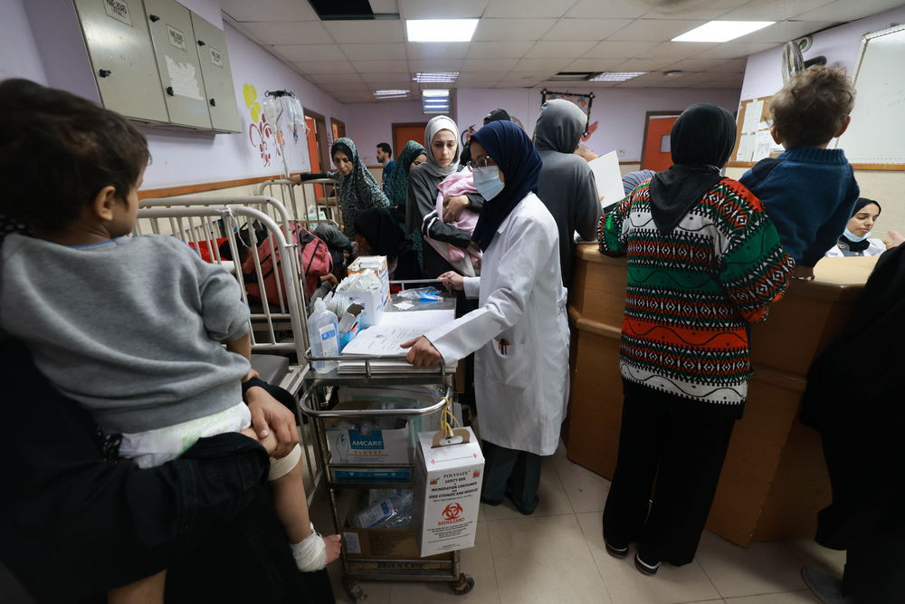 Hospital Al-Aqsa, 29 de noviembre de 2023. © Mohammed ABED