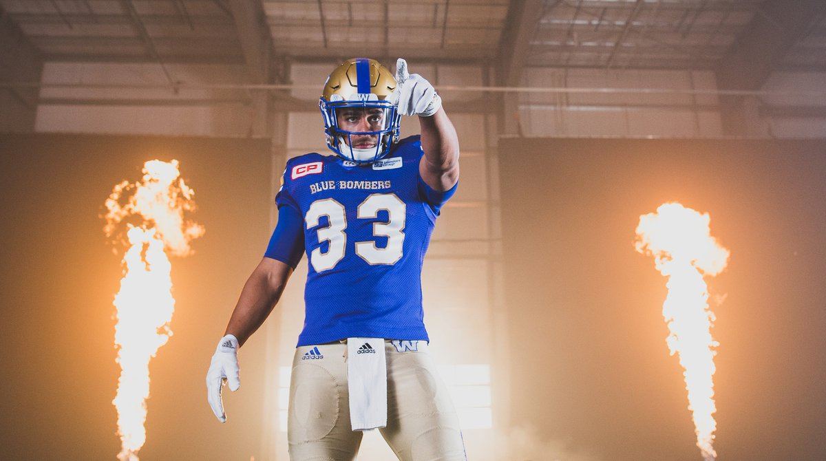 Andrew Harris at the TSN/adidas content shoot. Photo credit: Johany Jutras/CFL