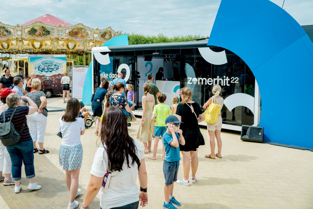 Radio2 Aan zee in 2022 – © VRT