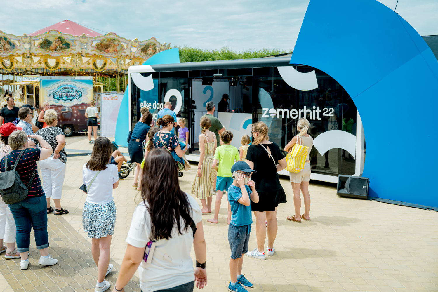 Radio2 Aan zee in 2022 – © VRT