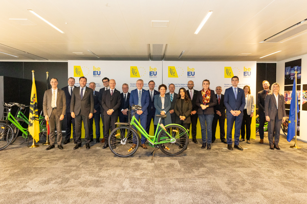 Vlaanderen verwelkomt Europese ministers op fietsconferentie in Hasselt