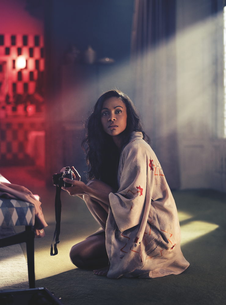 L'actrice Zoe Saldana 