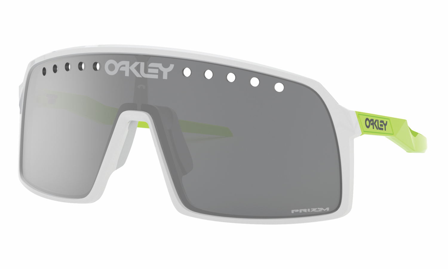 OAKLEY SUTRO EYESHADE WHITE/RETINA BURN WITH PRIZM BLACK