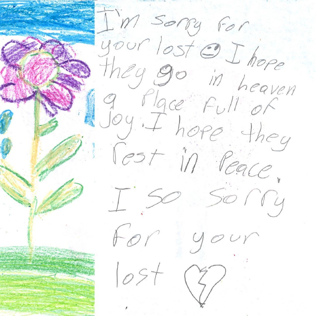 Card from Student in Anguilla 