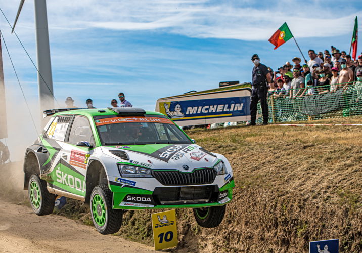 So far ŠKODA’s Kalle Rovanperä and teammate Jan
Kopecký secured two double wins in the WRC 2 Pro
category of the FIA World Rally Championship with the
new ŠKODA FABIA R5 evo