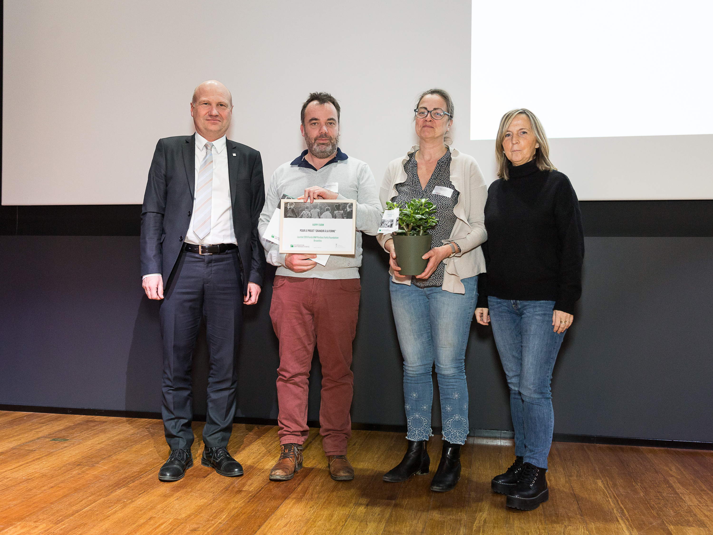 Brusselse vzw’s Sun Child en Happy Farm ontvangen prijs BNP Paribas Fortis Foundation