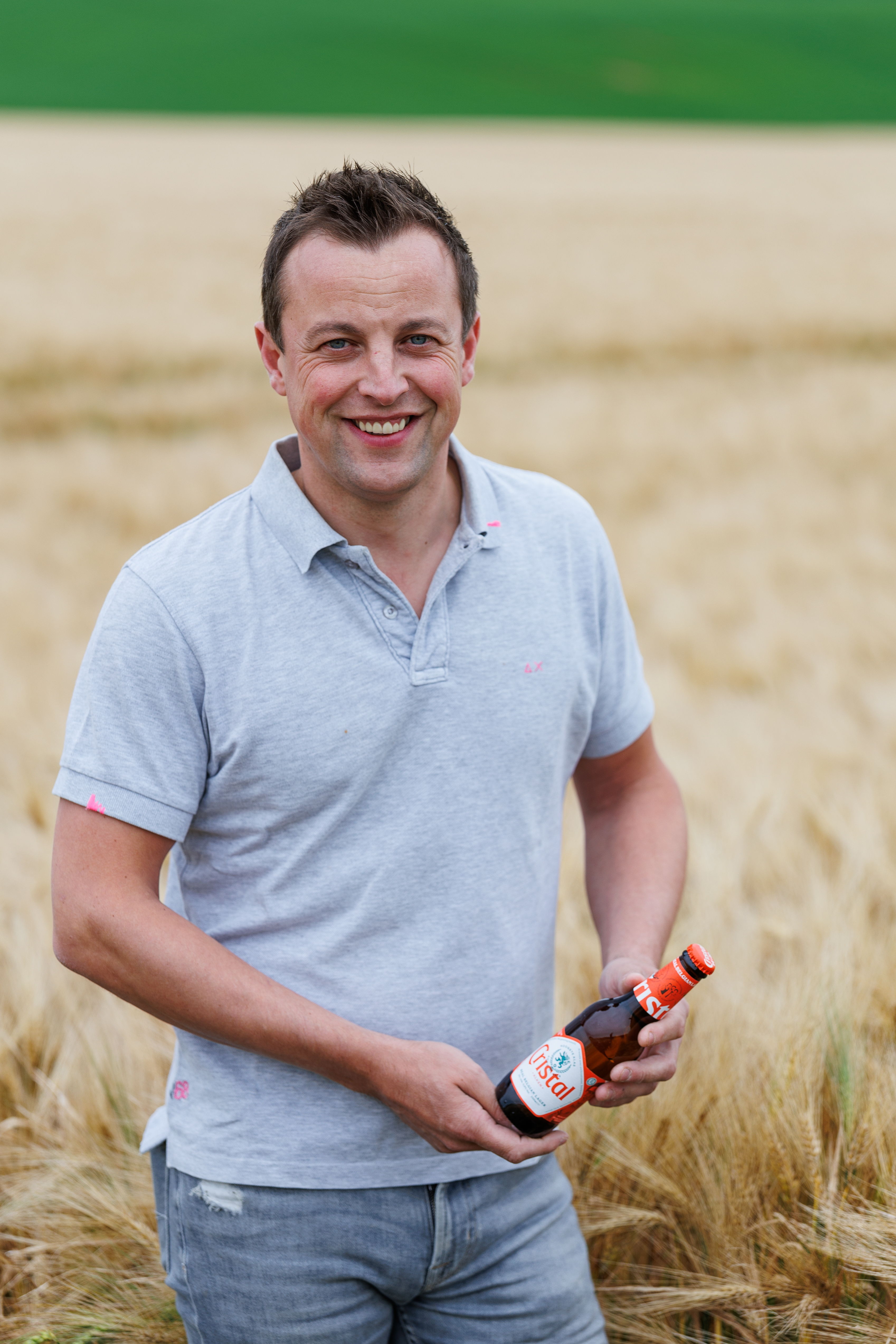 Agriculteur Jan Coenegrachts de RIemst (Limburg)