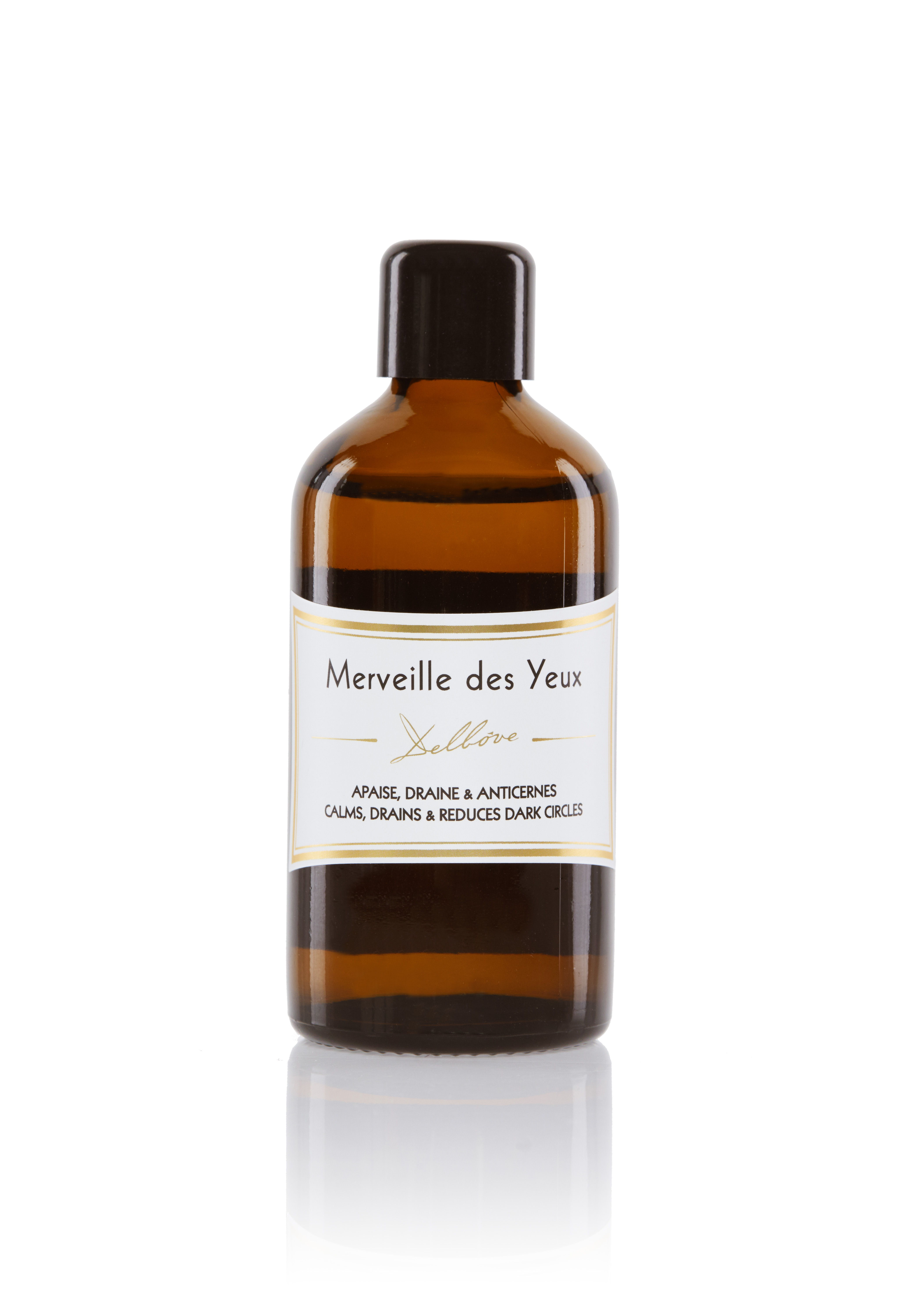 Delbôve Botanical Skincare - Merveille des yeux - Calms, depuffs & reduces dark circles - 100ml - 45€ Delbôve Botanical Skincare - Merveille des yeux - Calms, depuffs & reduces dark circles - 100ml - 45€