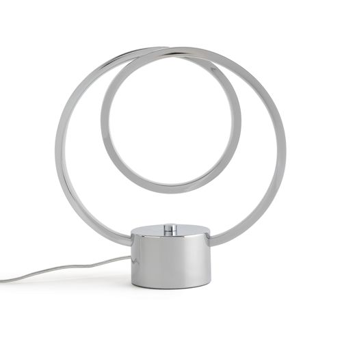 Habitat Brushed Chrome Pill LED Table Lamp, £55