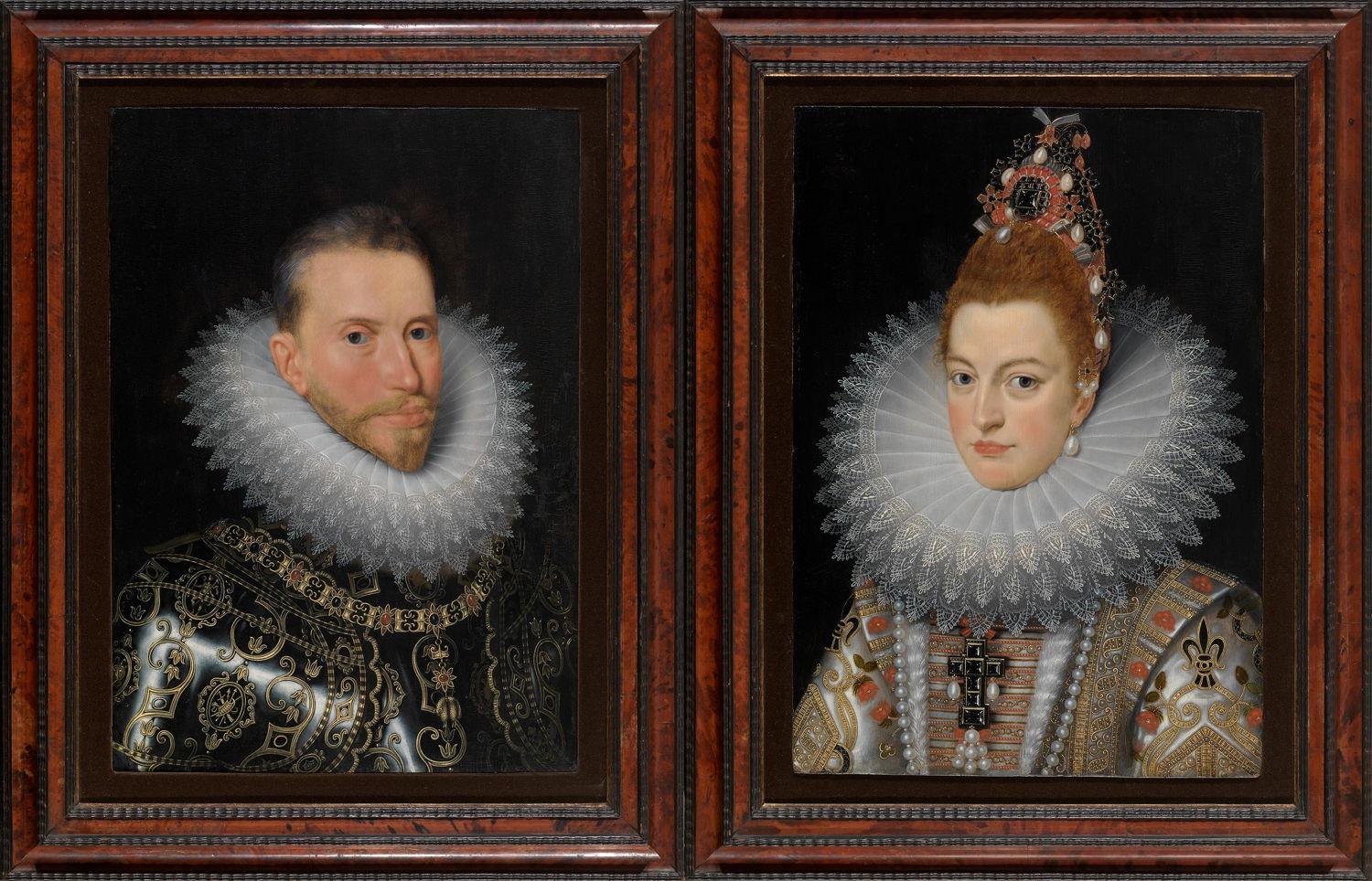 Frans Pourbus II, Portraits of the Archducs Albert and Isabella, Musea Brugge © www.lukasweb.be - Art in Flanders vzw, photo Hugo Maertens